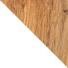 Zestawienie kolorów dąb artisan i biel - detale wykończenia kolekcji meblowej.
